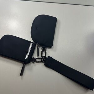 Black LuluLemon Wristlet